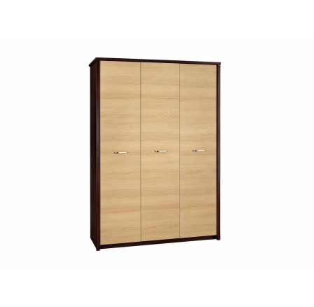 Ruhásszekrény - ELBO 06, Wenge/Lindberg Tölgy