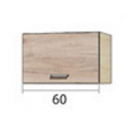 Kuchyňská horní skříňka - ECONO 36G, Dub sonoma/San Remo/Bílá