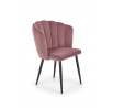 Étkezőszék K386, rózsaszín bársony