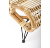 MELODY fotel wypoczynkowy, rattan naturalny