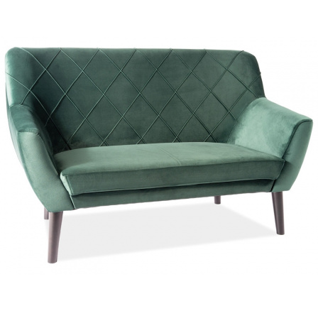 SOFA KIER 2 VELVET KOLOR BEŻOWY BLUVEL 28 / WENGE SOFA KIER 2 VELVET KOLOR BEŻOWY BLUVEL 28 / WENGE
