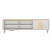 AMILIO RTV 170 1K1SZ - cashmere / dąb olejowany / uchwyty dąb jasny / nogi cashmere