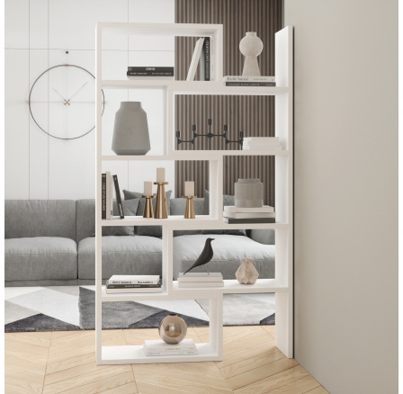 KARMELO Polc Fehér+Fehér