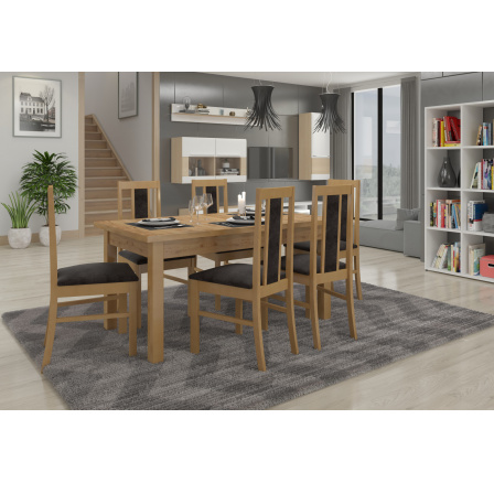 RODOS 59 Craft Gold asztal és szék készlet