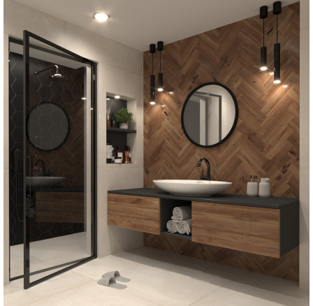 Grace Lustro Okrągłe 60cm Lustro 60x60