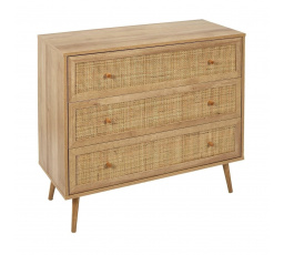 Bali komód három fiókkal