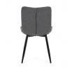 Jídelní židle, šedá, látka, HC-462 GREY2