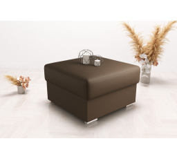 PUFA SKÓRZANA Z POJEMNIKIEM 70X70