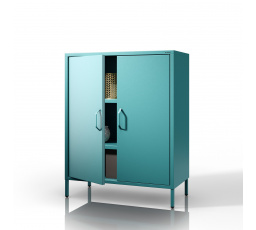 VITO polcos szekrény, 800 x 1015 x 400 mm, Modern: tengeri