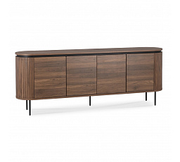 Komoda BECK 200 cm Czterodrzwiowa Orzech
