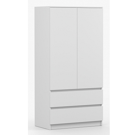 SOLO ruhásszekrény - 2D2S, Fehér Matt