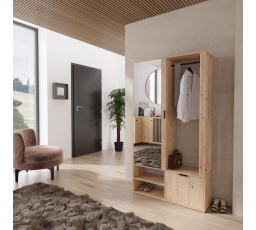 MILO ruhásszekrény, artisan tölgy