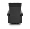 SEMIR dönthető fotel USB-vel, Fekete