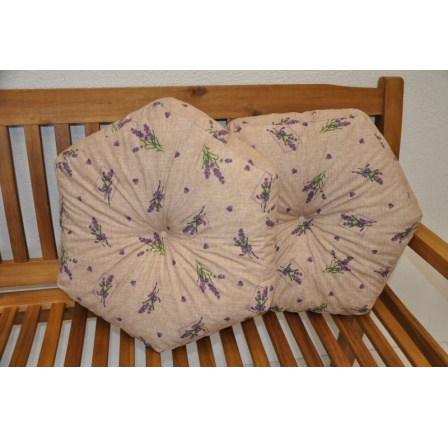 Polštář hvězda levandule set 2 kusy