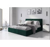 ŁÓŻKO SYPIALNIANE HILTON ZIELONY 120 X 200 KPL