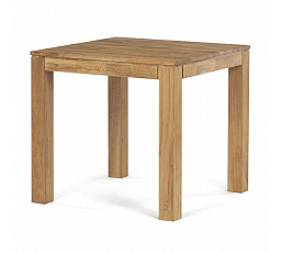 Jídelní stůl 80x80cm, masiv, dub, DS-H080 DUB
