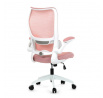 Kancelářská židle, houpací mechanismus, růžová síťovina, KA-C807 PINK