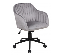 Forgószék bársony szürke FB1-FX