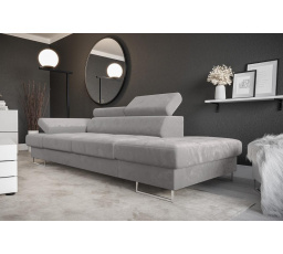 SOFA GALAXY II SZEZLONG 235 CM - Odcienie szarości , Szezlong po prawej - prawa strona