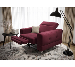 FOTEL MALIBU RELAX - Odcienie bordowego