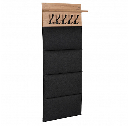 Wieszak Ścienny VENORNA 60 cm Dąb Artisan/Grafit