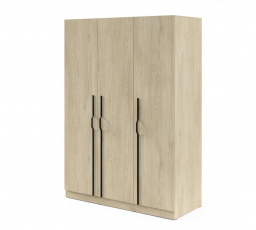 BRAGA 2 szekrény Cremona tölgy fém fogantyúkkal