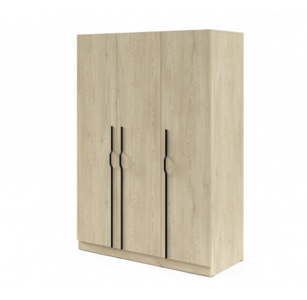 BRAGA 2 szekrény Cremona tölgy fém fogantyúkkal