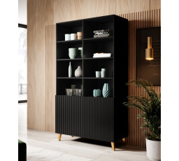 PAFOS 100 Polc, Fekete MAT