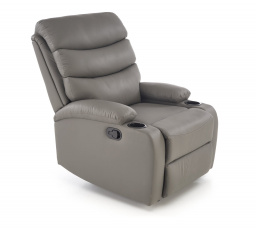 Állítható PERUS fotel, Szürke ökobőr
