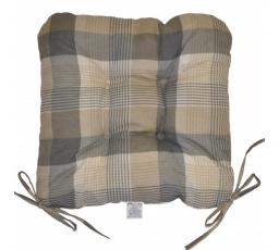 Sedák UNI motiv UNIKO šedá kostka