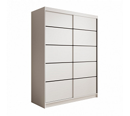 Tolóajtós szekrény Calma 150 Fehér+Fehér