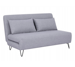 ZENIA kanapé, szürke szövet 137/fekete