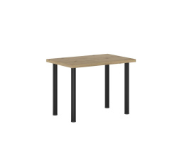 Artisan tölgy asztal + fekete matt I lábak 67x101 STB-FXJG