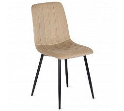 Krzesło IBIS Beżowe Welurowe