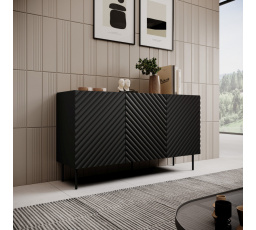 ONDA 150 3D2SZ komód fekete/artisan