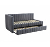 DERBY ágy kihúzható fekhellyel, Szürke