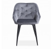 Étkezőszék K487, Szürke/Fekete
