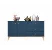 Marine 03 błękit ciemny - komoda 2D3S