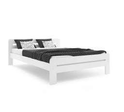 ŁÓŻKO SYPIALNIANE DALLAS BIAŁY STELAŻ DREWNIANY 120 X 200 KPL