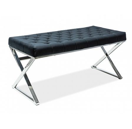 ŁAWKA ONYX SREBRNY/CZARNY AKSAMIT TAP.105