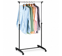 Stojan na šaty, kov, černá, ABD-1201 BK