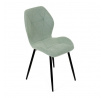 Jídelní židle, zelená, látka, CT-285 GRN2