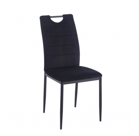 Velvet szék fekete K13-FX