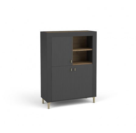 "MOSSA" MO5 rendszer (Komoda 3D) - Szín: whisky tölgy