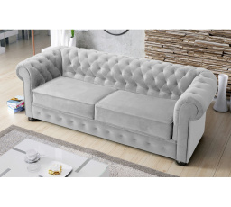 SOFA DWUOSOBOWA MANCHESTER II 188 CM - Sofa z funkcją spania , Odcienie szarości