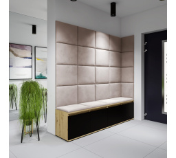 EMI 3 előszobafal, Trinity 02/Artisan+fekete