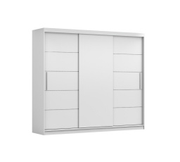 ALBA ruhásszekrény, matt fehér