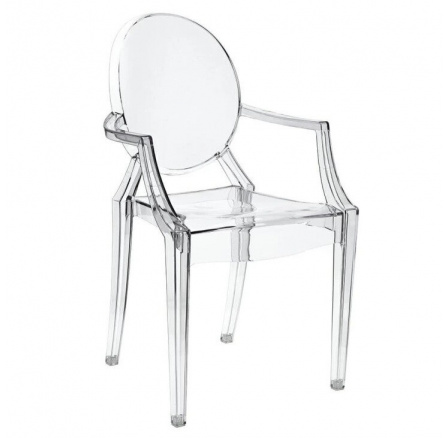 Étkezőszék Luis Ghoste, Átlátszó