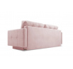 PASTELLA Kihúzható Kanapé Rózsaszín, Queens 19