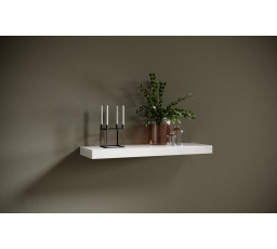 Fali polc ANDREA 80x26 White Shine
